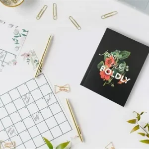 Just Live Boldly ciltli defter