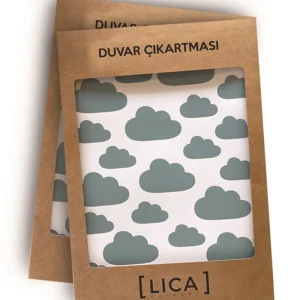 Duvar Çıkartması Bulut Mavi