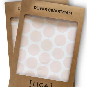 Duvar Çıkartması Puantiye Pembe