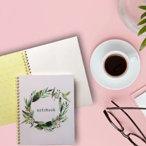 Yapraklı Spiralli Defter
